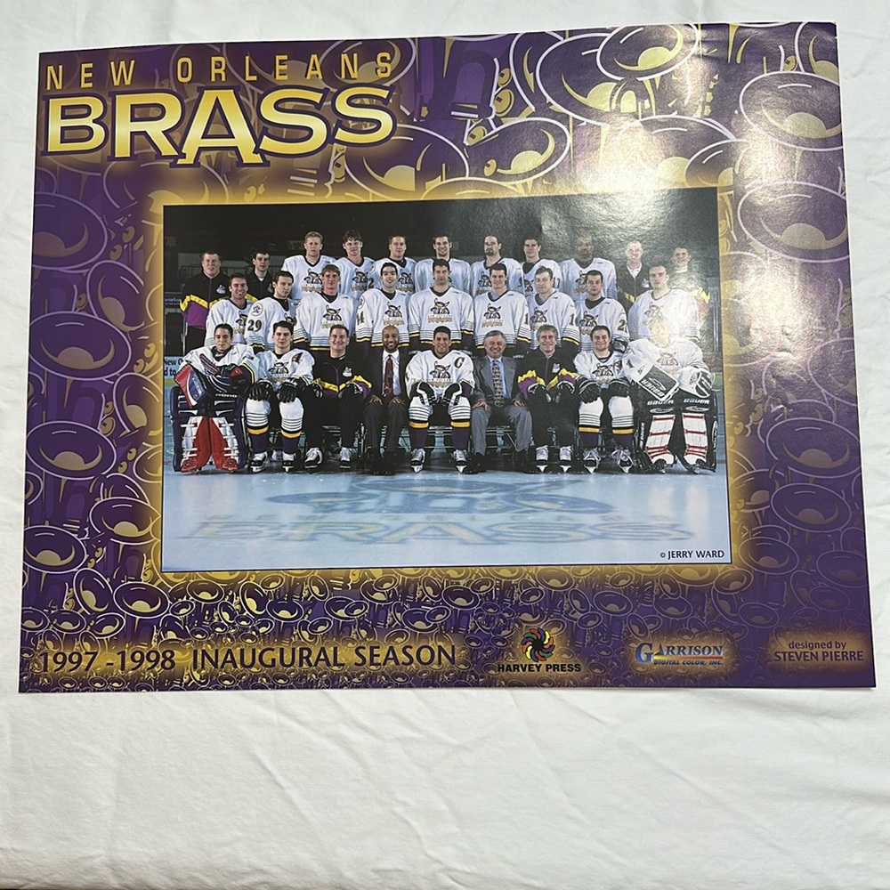 New Orleans Brass Hockey team poster